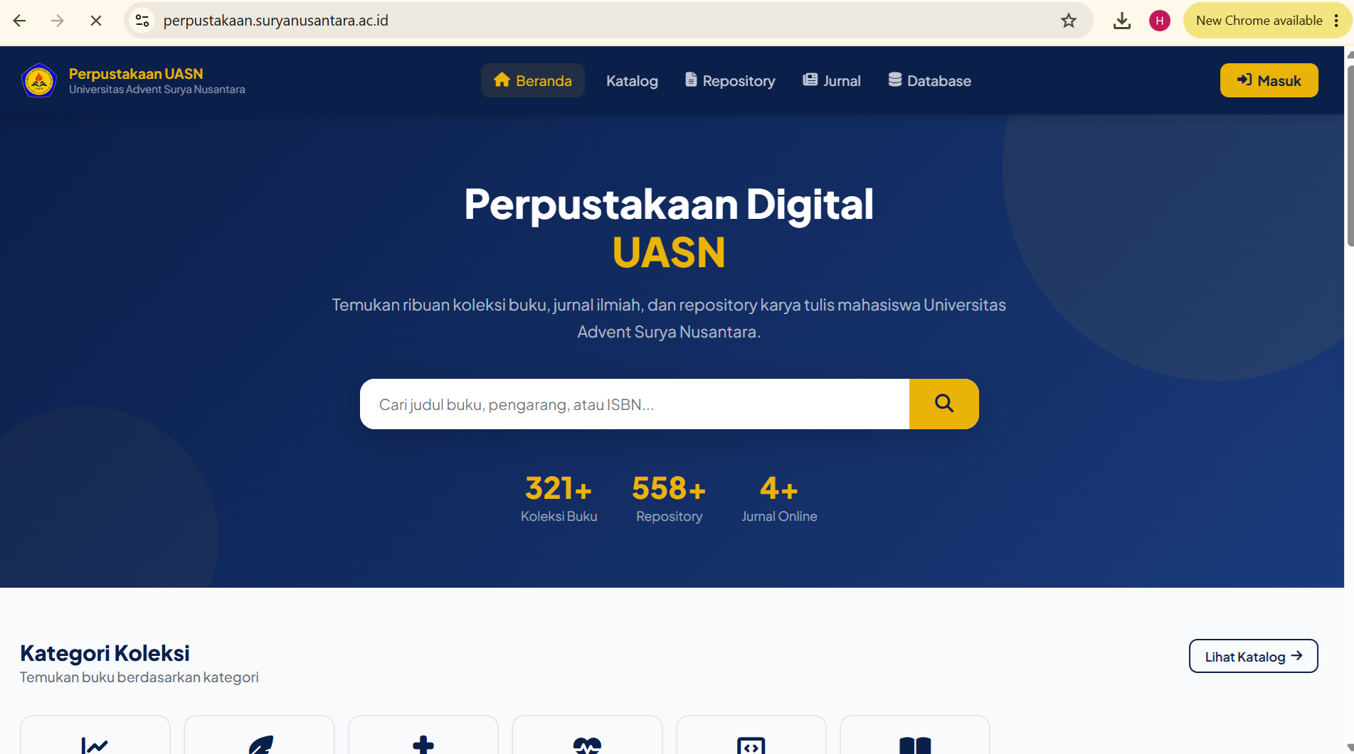 Perpustakaan Digital UASN Resmi Diluncurkan, Akses Referensi Akademik Kini Lebih Mudah